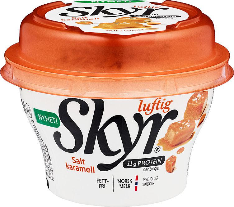 Skyr luftig salt karamell  130g