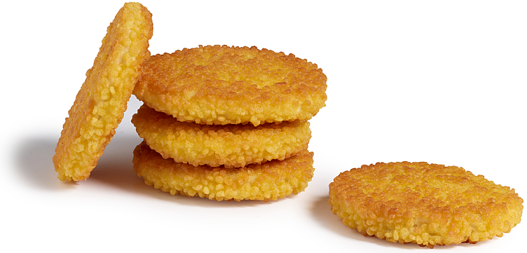 Helsprø fiskeburger naturell  10x90g