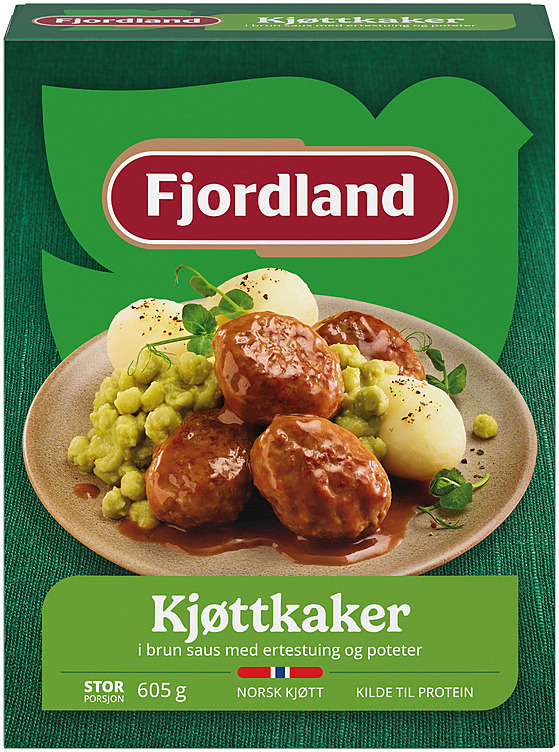 Kjøttkaker m/ertestuing   605g