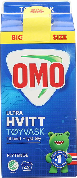 Omo ultra hvitt flytende   1,5l