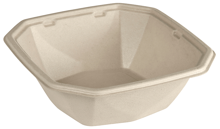 Octabagass salatboks brun 900ml  50stk