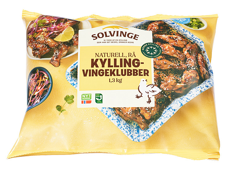 Kylling vingeklubber  1,3kg