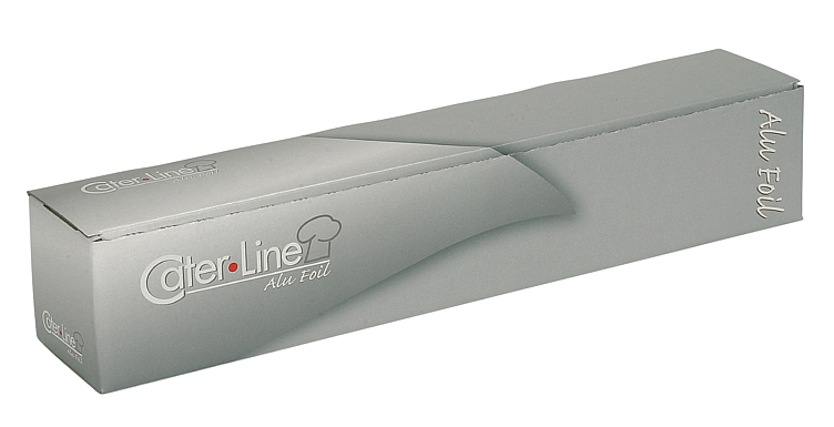 Aluminiumsfolie 11my sølv  44cmx150m