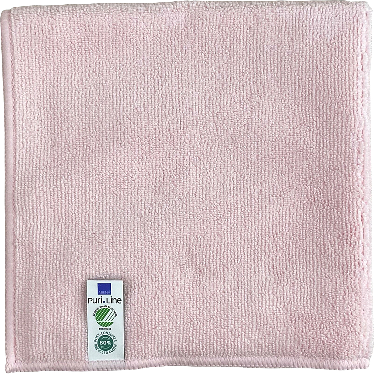 Rengjøringsklu 40x40cm rød mikrofiber  10stk