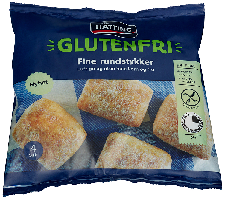 Rolls fine glutenfree  70g  x 4stk