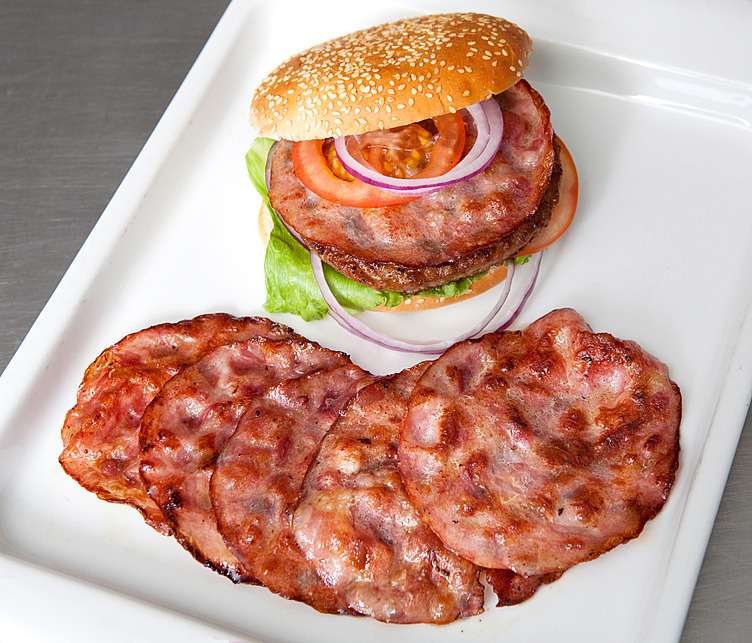 Hamburgerbacon skåret   kg
