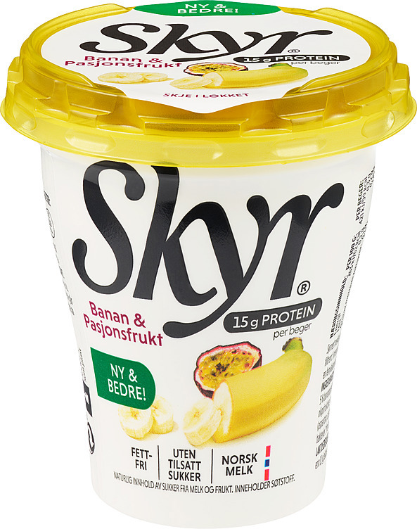 Skyr banana & passion fruit  160g