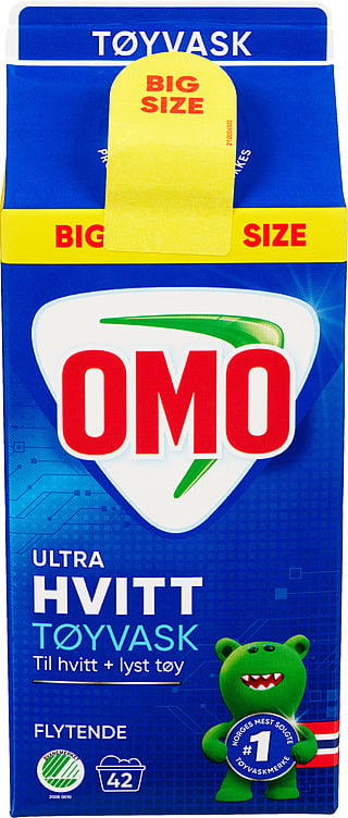 Omo ultra hvitt flytende   1,5l