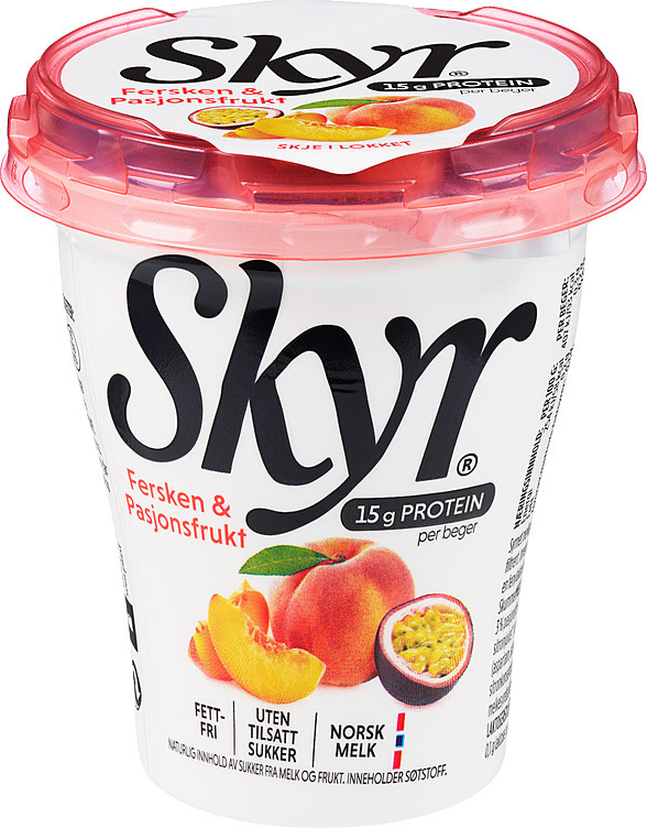 Skyr peach & passionfruit  160g
