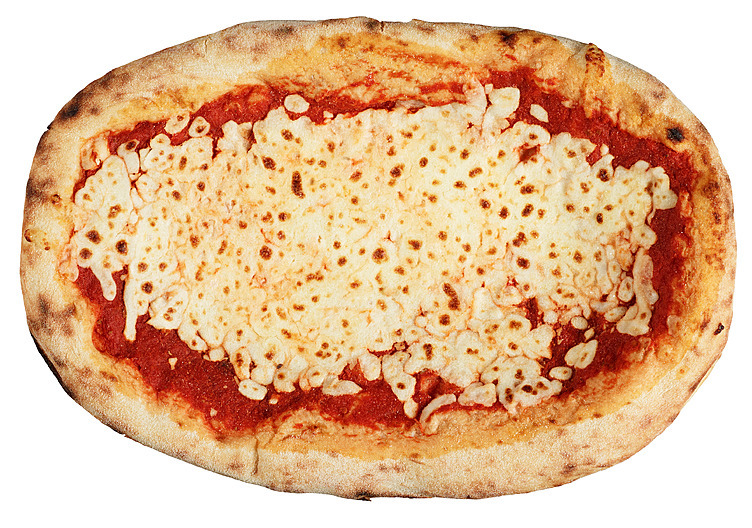 Napolitansk biga pizza oval - margheria  12x360g