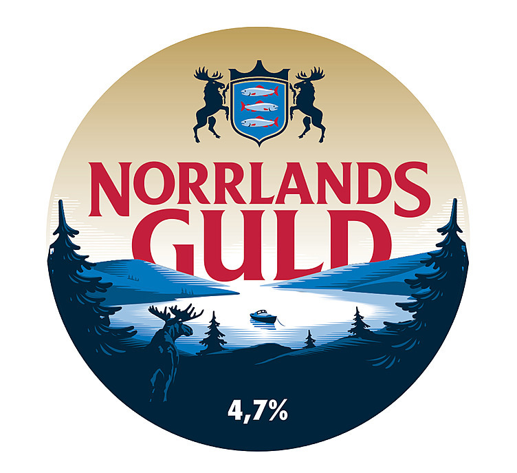 Norrlands guld export stålfat  4,7%   30l