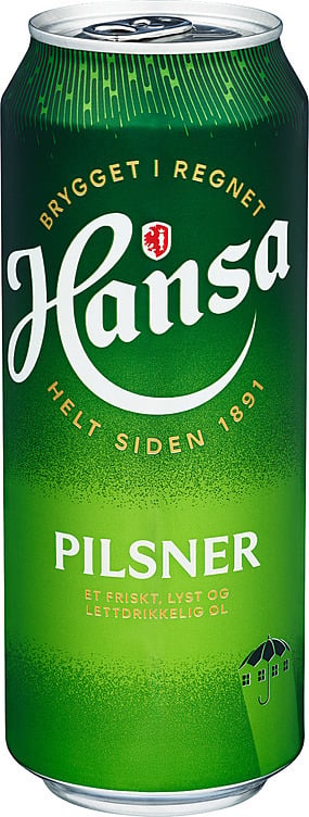 Hansa pilsner bx   4,7%   24x50cl