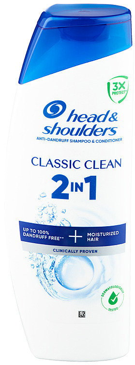 Shampoo classic clean 2in1  400ml