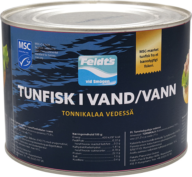 Tunfisk i vann msc  1350g