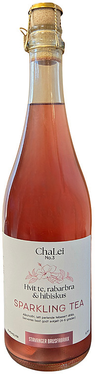 Chalei no.3 - hvit te, rabarbra & hibiskus  6x75cl