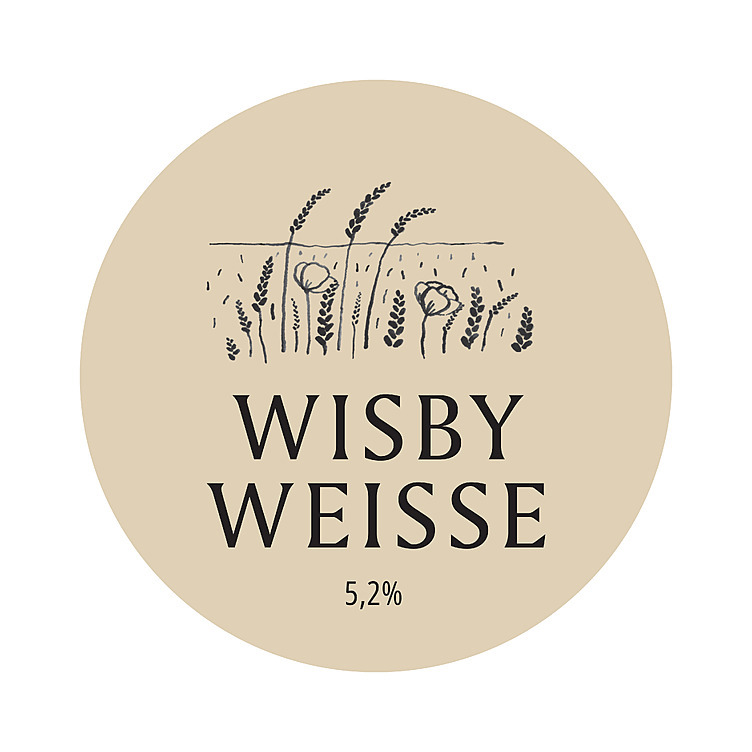 Wisby weisse ekologisk stålfat  5,2%   30l
