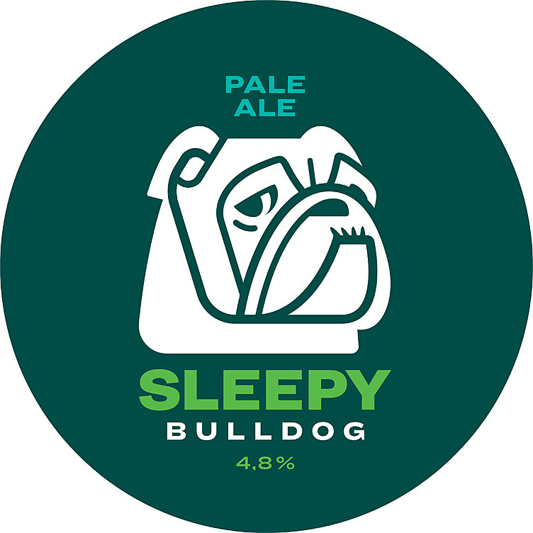Sleepy bulldog pale ale stålfat  4,8%   30l