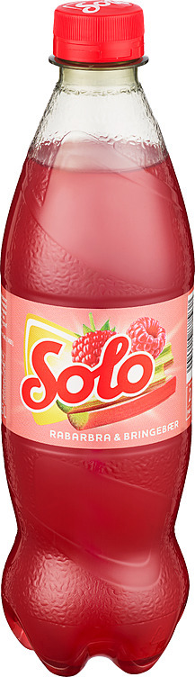 Solo rabarbra & bringebær  24x50cl