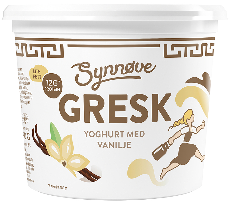 Gresk yoghurt vanilje  750g