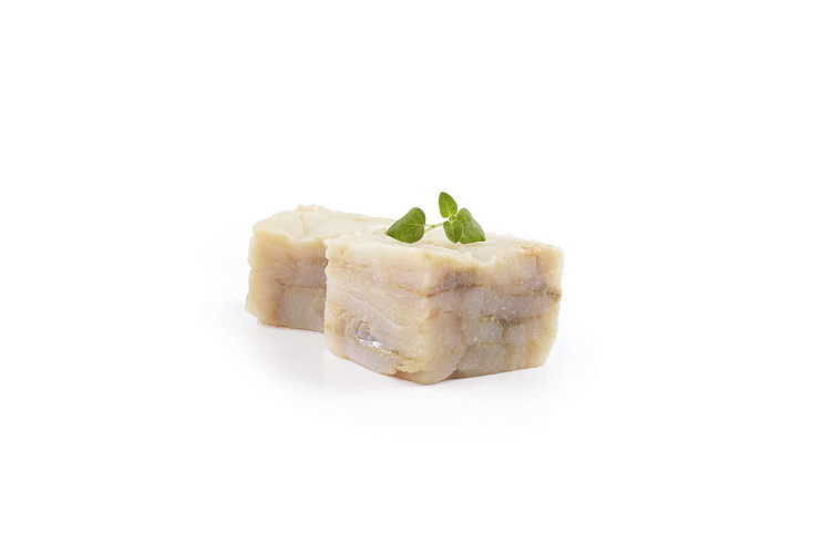 Klippfisk gryteklar skinn/benfri utv 5% glasering  ca5kg  kg