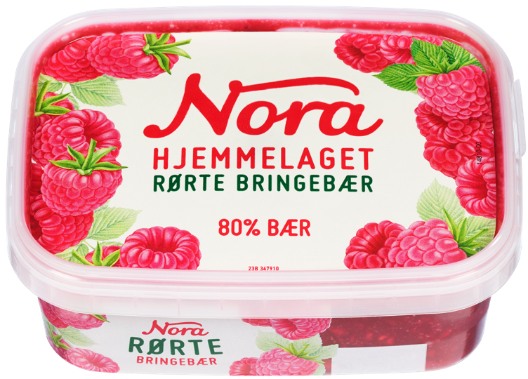 Nora rasperry jam stirred 280g