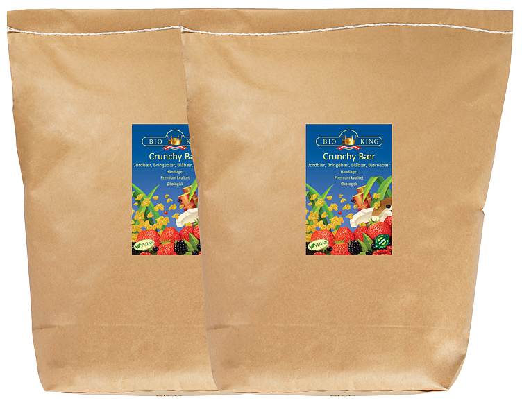 Crunchy bær økol. vegansk   5kg