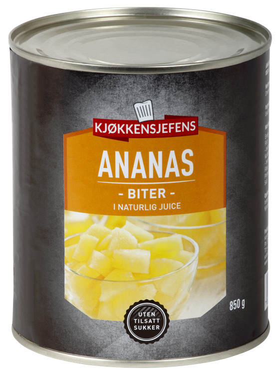 Ananasbiter ks   850g 12/1kg