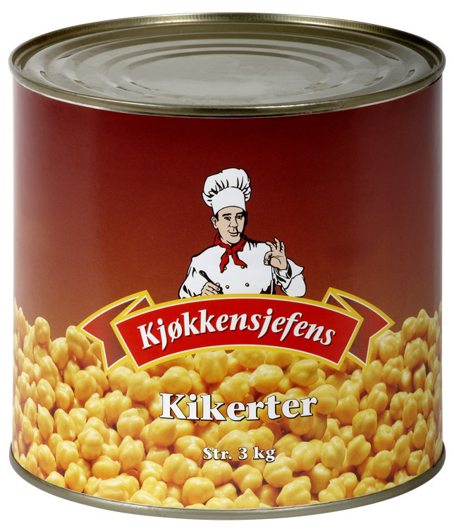 Kikerter 2550g