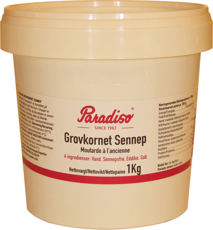 Sennep dijon grov   1kg