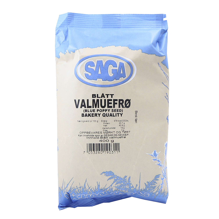 Valmuefrø, blå          400g