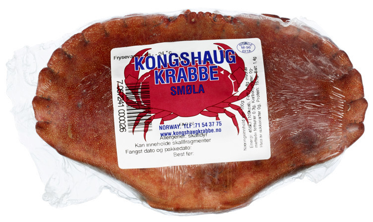 Krabbeskjell fylt, brunmat 150g  stk
