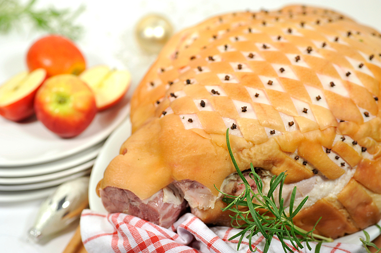 Juleskinke pyntet hel  ca8kg   kg