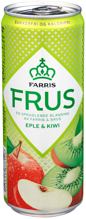 Farris frus eple kiwi   24x33cl