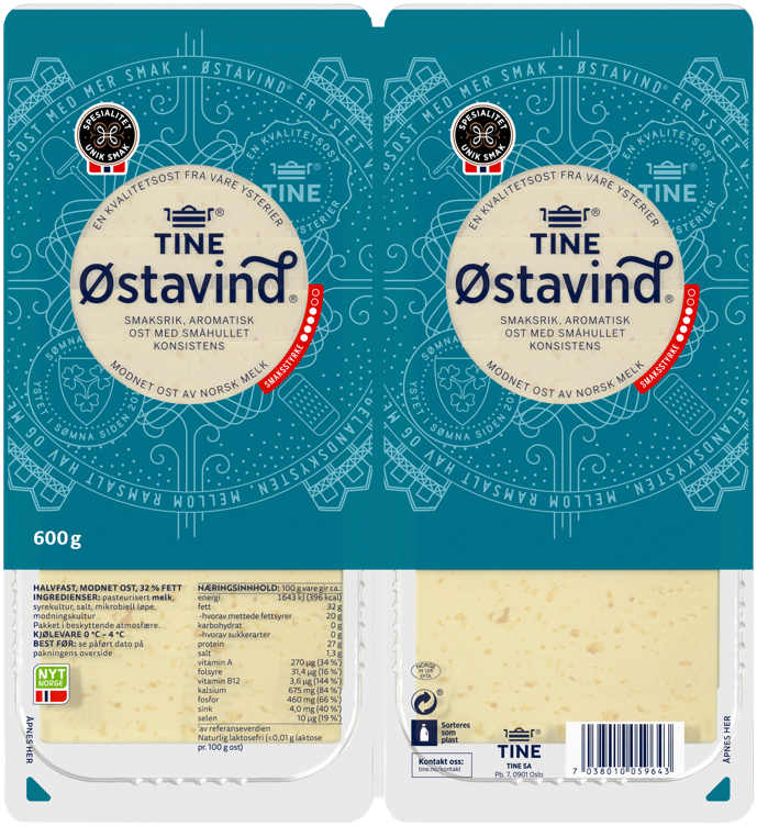 Østavind hotellbrett  600g