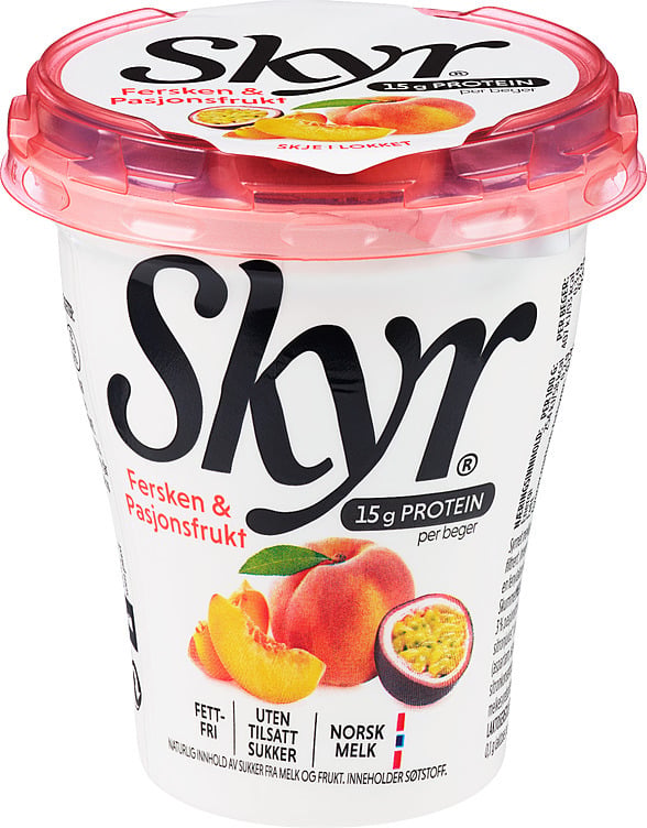 Skyr fersken & pasjonsfrukt  160g