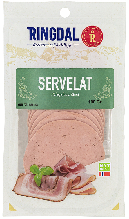 Servelat i skiver  100g
