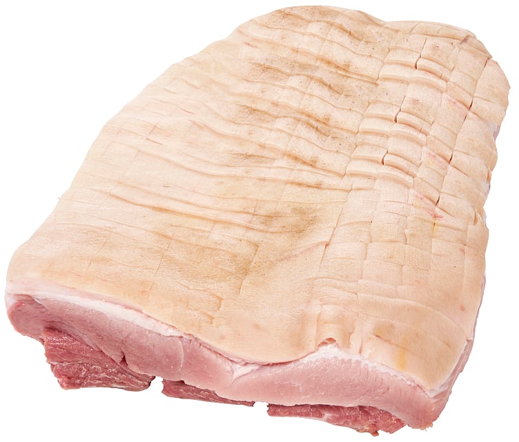 Sideflesk med rutet svor og knekte ben   ca12,5kg   kg