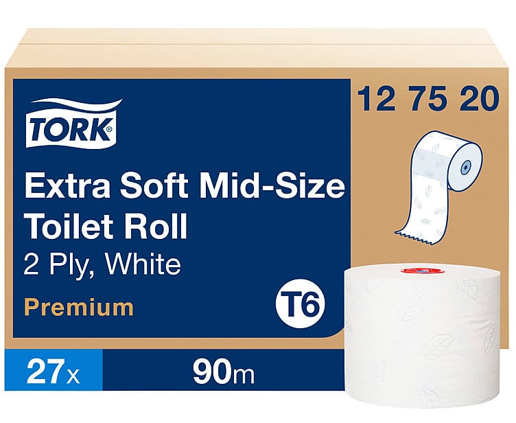 Toalettrull mid-size myk 2-lag (t6) 27stk