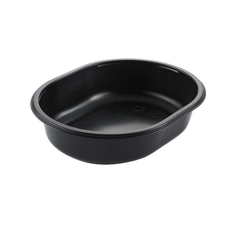 Menyform 700ml 1 rom svart  280stk