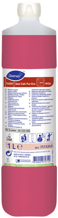 Taski sani calc pur-eco kalkfjerning  1l