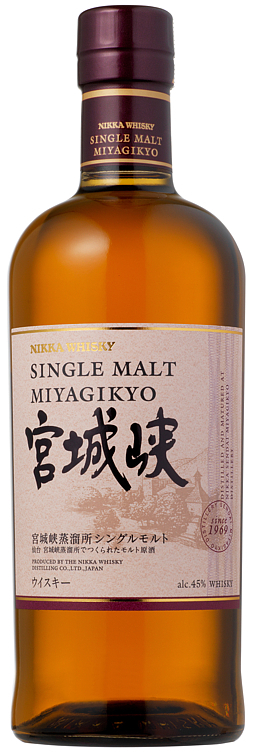 Nikka myiagikyo single malt whisky  45%  70cl