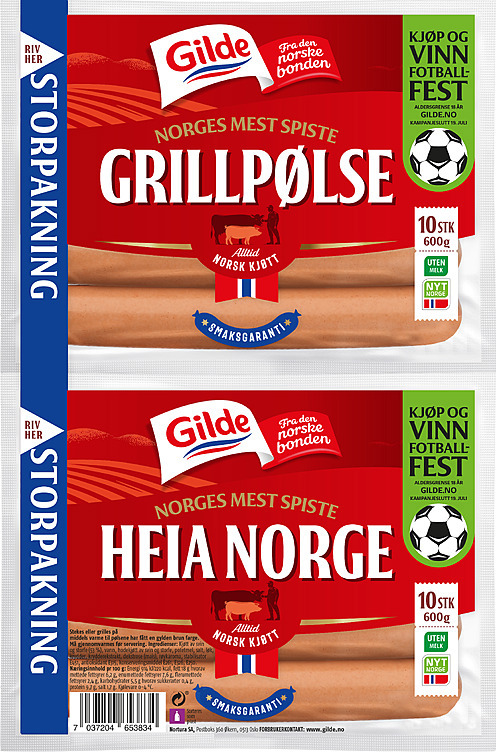 Grillpølser  2x600g