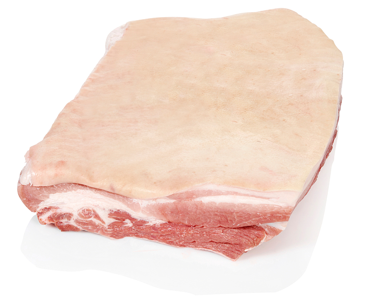 Svin sideflesk m/ben hel 12xca1kg   kg