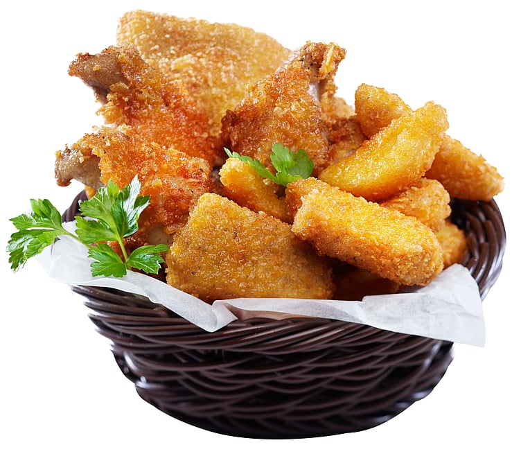 Helsprø panerte kyllingnuggets frosne   1kg