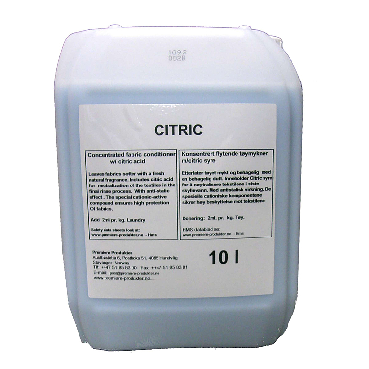 Citric tøymykner        12kg