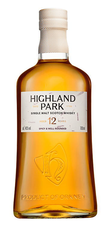Highland park single malt 12 y.o.   40%   70cl