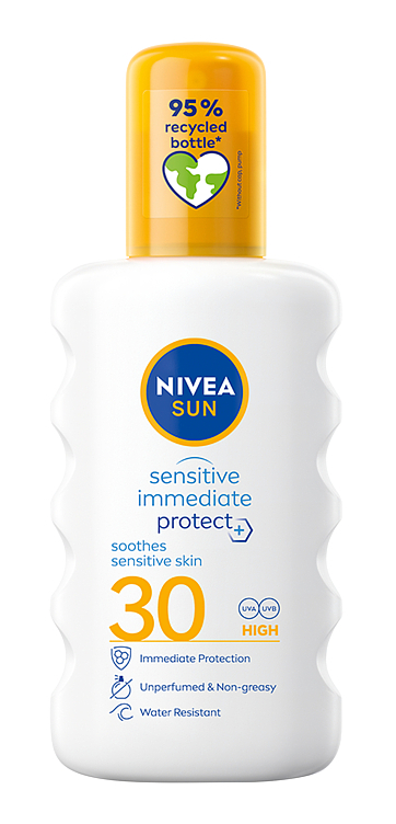 Sensitive immediate protect soothing spray spf30  200ml