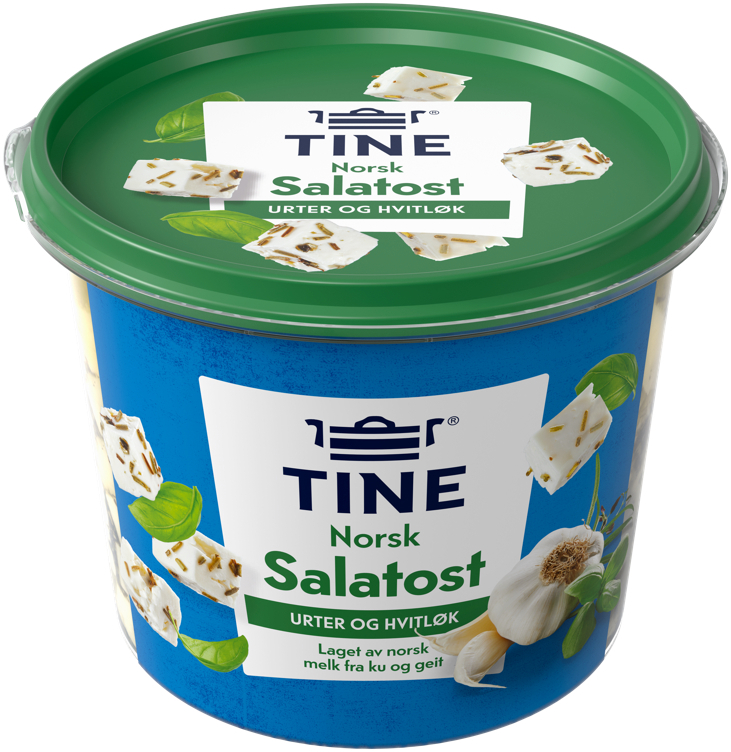 Salatost urter/hvitløk  220g