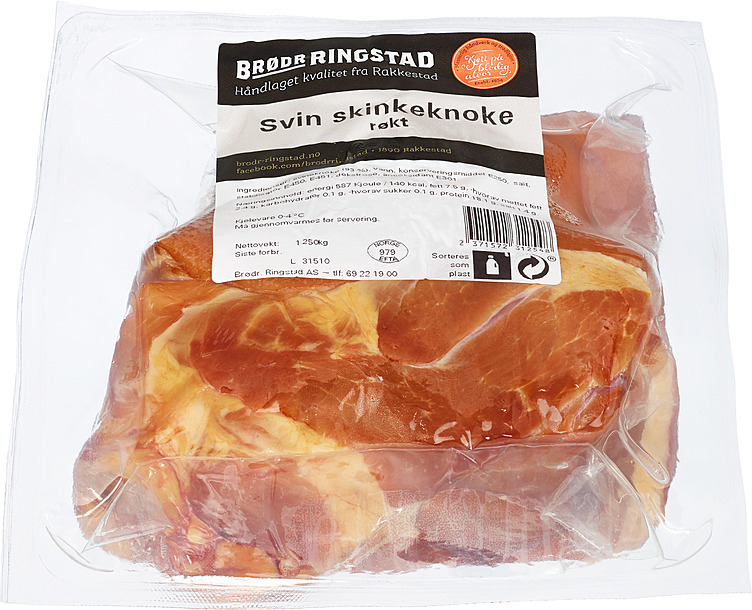 Skinkeknoke av svin røkt vac. ca1,5kg  kg