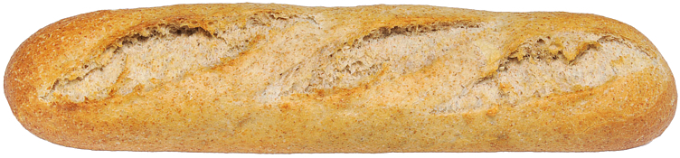 Baguett 28cm fullkorn 50x140g
